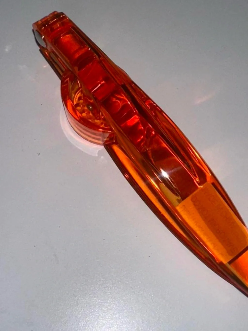 N/A orange plastic